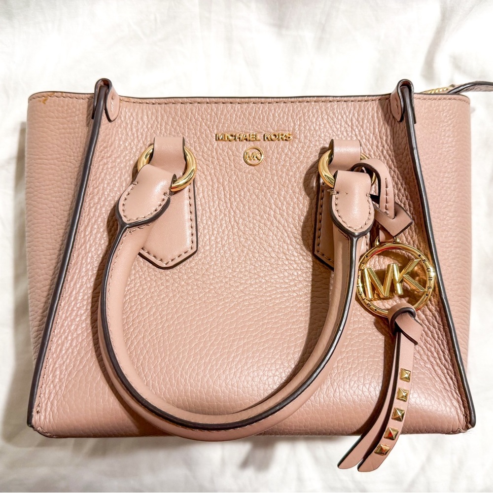 Michael Kors Small Leather Satchel Handbag